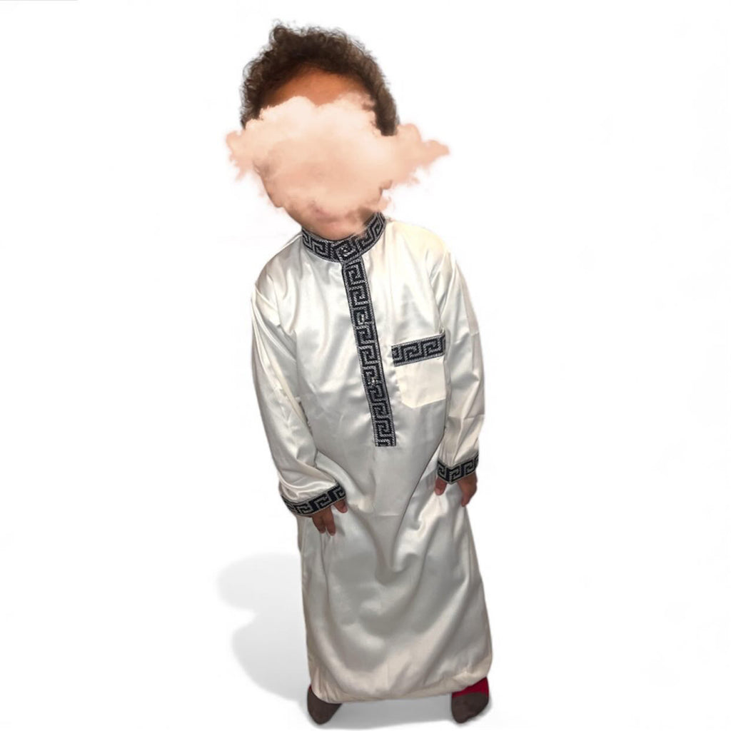 Qamis enfant Satiné