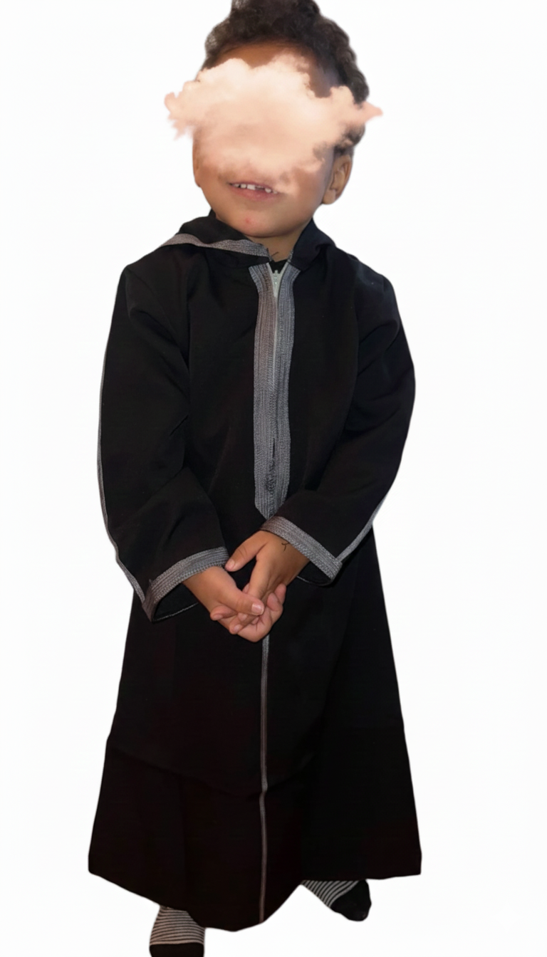 Qamis enfant à ZIP