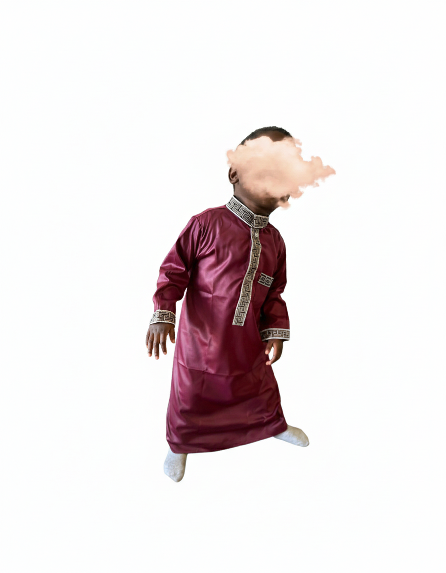 Qamis enfant Satiné