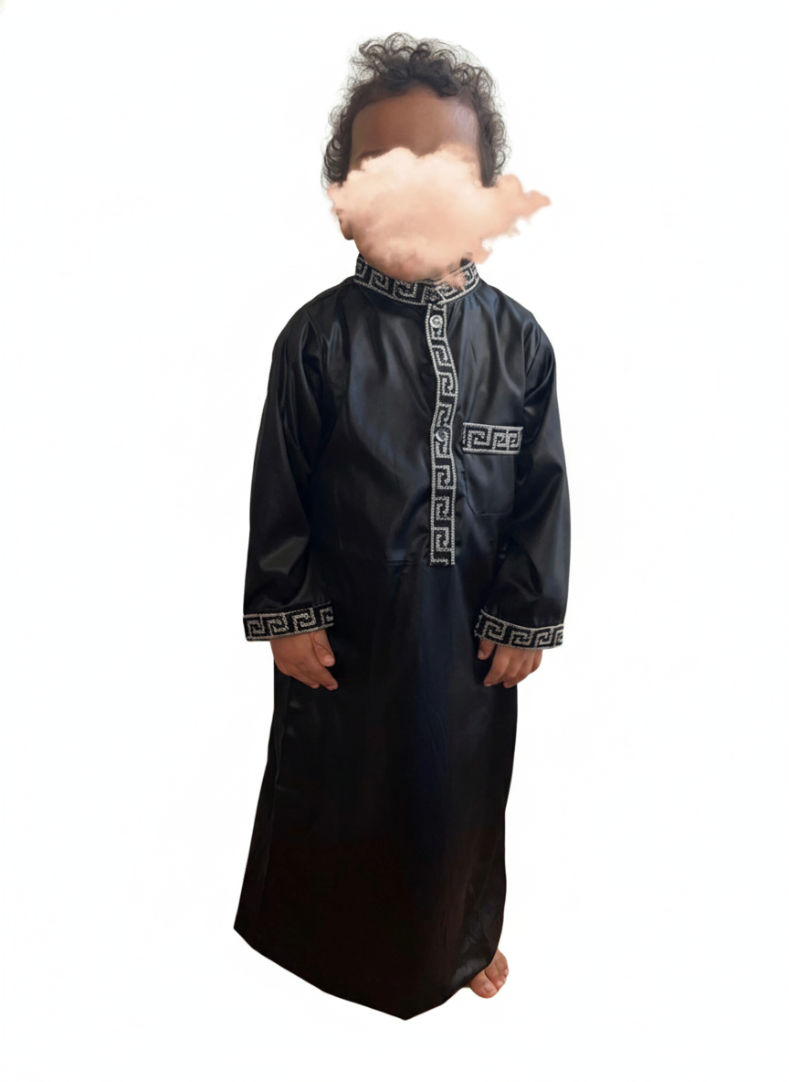 Qamis enfant Satiné