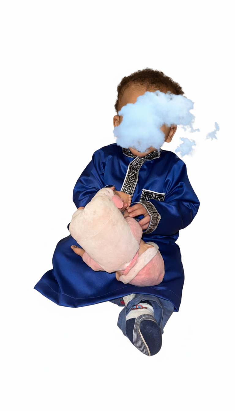 Qamis enfant Satiné